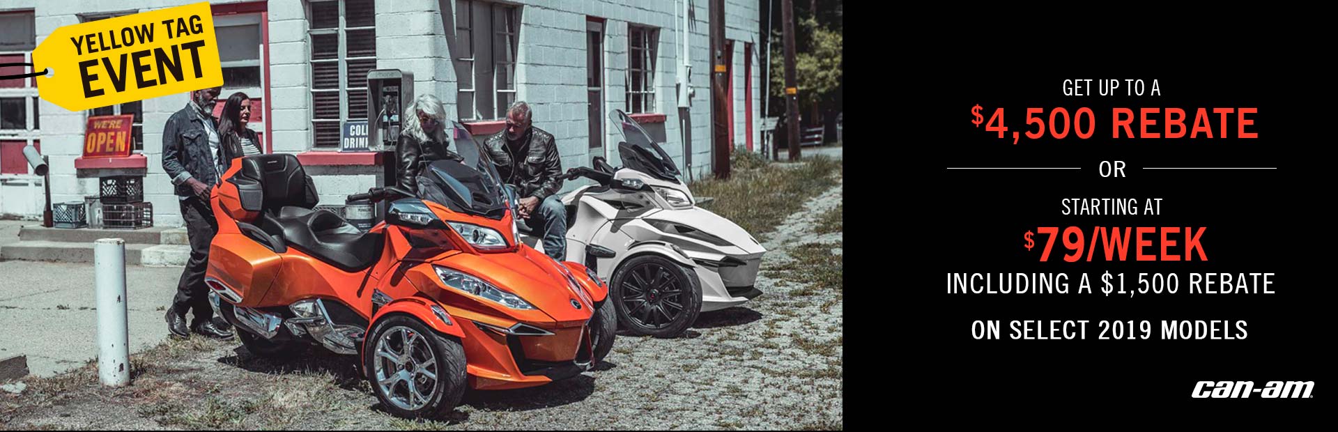 Can-Am: Yellow Tag Event - Spyder