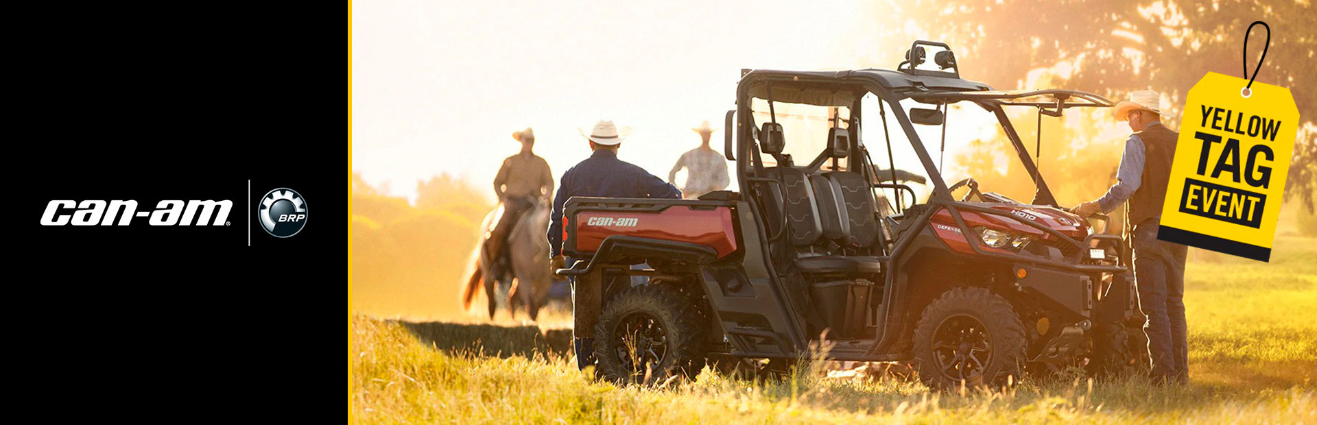 Can-Am: Yellow Tag Event - Defender Rebates